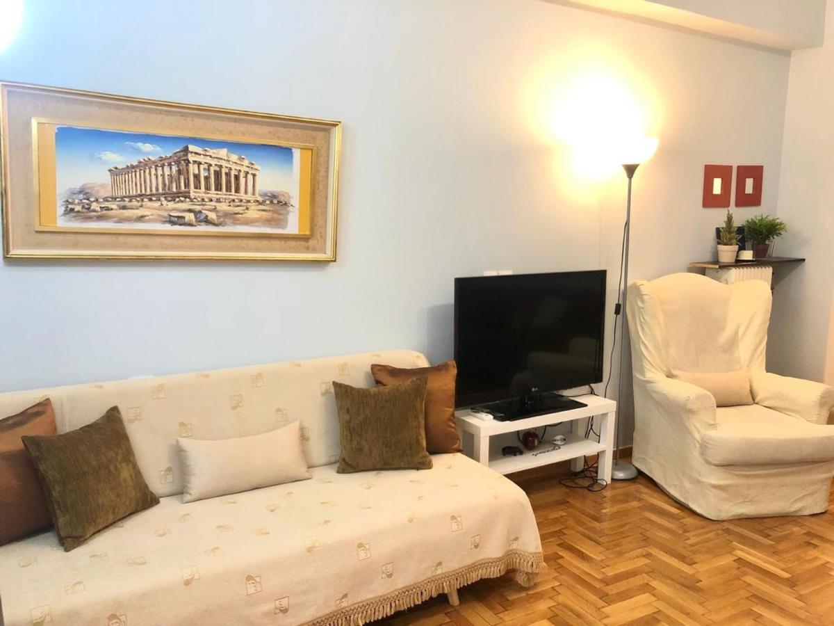 Comfortable Apt , 5 Min Walk To Acropolis Athen Eksteriør bilde
